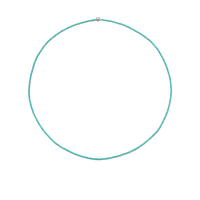 Collana Ti Sento Milano Donna in Turchese 3962TQ/80 - 3962TQ/80